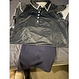 Per donna Polo da golf Nero Manica Corta Top Abbigliamento da golf da donna Abbigliamento Abiti Abbigliamento