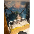 Natura Paesaggio Cielo Scala Appeso Arazzo Arte Della Parete Grande Arazzo Decorazione Murale Fotografia Sfondo Coperta Tenda Casa Camera Da Letto Soggiorno Decorazione