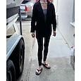 Per donna Camicia Camicie di cotone e lino Camicia di lino Abbottonare Semplice Quotidiano Elegante Essenziale Manica Lunga Colletto a Camicia Top Regolari Lavoro Quotidiano Ferie Bottoni Nero Bianco