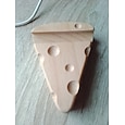1 pz, apribottiglie in legno, porta cellulare in legno, apribottiglie, arredamento della camera
