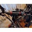 Estensore gambo della bici Estensore manubrio bicicletta Fibra di carbonio Leggero per Bici da strada Mountain bike Fibra di carbonio Nero Blu Rosso