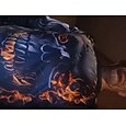 Halloween رجالي هيكل عظمي تي شيرت كم طويل تي شيرت طباعة ثلاثية الأبعاد رقبة عالية مدورة قميص موضة مبالغ فيه شارع فضفاض مناسب للبس اليومي أسود 1 أسود أسود 2 الصيف الربيع الخريف ملابس S M L XL XXL XXXL