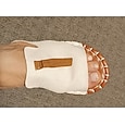 sandali da donna leopardati con dettaglio di nappe, scarpe casual slip-on in similpelle per la spiaggia estiva e l'uso quotidiano