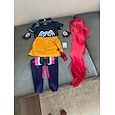Koreai bálvány ihlette Popsztár Szerepjáték Jelmezek Szerepjáték Parókák Cosplay jelmez Filmsztár jelmez for Lány Gyermek Mindszentek napja Gyermeknap Álarcos mulatság