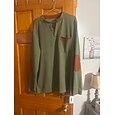 Per uomo Maglietta Waffle Maglia Henley a nido d'ape Manica Lunga Scollo a V Primavera & Autunno Tinta unica Moda Essenziale Finto due pezzi Streetwear Casuale Sportivo Nero Bianco Borgogna Maglietta