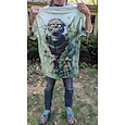 Halloween Men's Optical Illusion Zombies 3D T Shirt Short Sleeve T shirt 3D Print Crew Neck Shirt Exaggerated Designer Horror Party Street Holiday Green 1# Green 2# Blue Summer Spring All Seasons