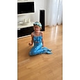 Kinderen Voor meisjes Vijf stuk Zeemeermin zwemkleding Badmode Bikini Zwemmen Regenboog leuke Style Sexy Afdrukken Badpakken 3-10 jaar Zomer Licht Blauw Rose Goud