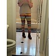 女性用 パンツ レギンス 心地よいレギンス ストリートファッション カジュアル 全長 ハイウエスト ストライプ 弾性ウエスト プリント 通気性 快適 伸縮性あり バケーション ストリート デイリーウェア ブラック 黒2＃ イエロー ピンク 春 秋 レギュラー