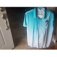 Homme Dégradé de couleur Palmier Plantes Tropicales Chemise hawaïenne Chemise Aloha Manche Courte Chemise Vacances Hawaïen Extérieur Vacances Hawaïen Rouge Bleu Marron S M L
