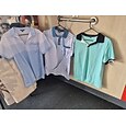 Hombre Camisetas polo deportivas Camiseta de golf Casual Camisetas deportivas Cuello polo acanalado Manga Corta Moda Básico Color sólido Retazos Verano Ajuste regular Negro Blanco Rojo Azul Piscina