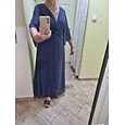 robe de cocktail pour invité de mariage pour femme en mousseline de soie unie à volants torsadée élégante robe d'été maxi col en V évasée manches 3/4