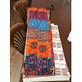 Hombre Bloque de color Retazos Étnico Pantalones Pantalones casuales Pantalones anchos Media cintura retro de la vendimia Exterior Vacaciones Cintura elástica con cordón Pantalones tipo lino con