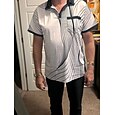 Hombre Geométrico Línea Polo Manga Corta Camisas de polo Camisas con cuello Informal de negocios Exterior Ropa Deportiva Ropa Cotidiana Impresión 3D Botones Verano Azul Piscina Negro 1 Negro