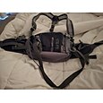 Riñonera impermeable para senderismo con portabotellas: riñonera multifuncional para correr al aire libre con correas ajustables para acampar y andar en bicicleta