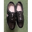 Zapatillas blancas y negras con cordones para hombre: zapatillas deportivas de moda para estilos de vida activos y ropa informal.