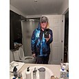 Hombre Lobo Vellón Sudadera Chaqueta Clásico Caza Manga Larga Cuello Barco Exterior Camping Azul Piscina Cerrar Otoño Invierno Diseñador S M L XL 2XL 3XL