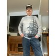 Hombre Henley Shirt Manga Larga Vintage Moda Diario Casual Festivos Noche Primavera Primavera & Otoño Todas las Temporadas Azul marino De color verde oscuro Azul Amarillo Rosa Henley Camiseta Henley