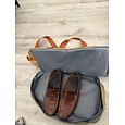 Bolsa de viaje de gran capacidad para hombre: tela Oxford impermeable con correa de hombro ajustable y compartimento separado para zapatos para gimnasio, deportes y viajes de fin de semana