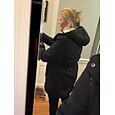 Mujer Anorak Exterior Calle Casual Otoño Invierno Regular Abrigo Holgado Deportes Casual Chaquetas Manga Larga Color sólido Cremallera Bolsillo Negro Morado Rosa / Abajo y abrigos esquimales