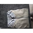 Hombre Plaid Camisetas polo con cremallera Manga Larga Camisas de polo cuello de abuelo Casual Escuela Ropa Deportiva Festivos Ropa Cotidiana Impresión 3D Polo con cremallera de un cuarto Otoño