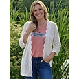 Mujer Chaqueta casual Cómodo Transpirable Tejido en Punto Casual Plano Casual Vacaciones Calle Ropa Cotidiana Frente Abierto Regular Sin Cuello Ajuste regular Manga Larga Ropa de calle Azul Piscina