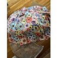 Corte A Hasta el Tobillo Vestidos de coctel Elegante Vintage Floral Media Manga Escote en Pico Boda Formal Vestido rosa Satén Encaje con Bordados Bolsillo