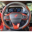 Funda antideslizante de silicona y fibra de carbono para volante de coche, ajuste universal, elegante, antideslizante, con agarre suave, para la decoración interior del coche y un cómodo accesorio de conducción.