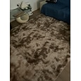 Alfombra de dormitorio de estilo nórdico, alfombra de felpa suave y decorativa para sala de estar, mesa de centro, mesita de noche y decoración de habitación de niñas.