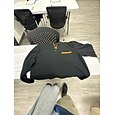 Hombre Camiseta de gofre Camisa henley gofrada Manga Larga Escote en Pico Primavera & Otoño Color sólido Moda Básico falso de dos piezas Casual Calle Deportes Negro Blanco Burdeos Camiseta superior
