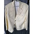 Hombre Graduación chaqueta Negocio Fiesta de Cóctel Fiesta de Boda Moda Casual Primavera & Otoño Poliéster Color sólido Bolsillo Botones Cómodo Botonadura Simple Chaqueta de sport Rosa Claro Amarillo