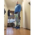 Plaid Geometría Negocios Hombre Impresión 3D Pantalones Exterior Calle Usar para trabajar Poliéster Amarillo Azul Verde S M L Media cintura Elasticidad Pantalones