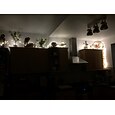 Luces de cadena de 6M 400 LED luces de cluster de petardos luces de hadas exteriores con chisporroteo luces de cristal tipo crackle DC31V para patio ventana decoración de fiestas - Enchufe EU/US/UK