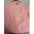 Camisa de Mujer 100% Algodón Patchwork Casual Diario Fin de Semana Sólido Casual Parecida al Lino Manga Corta Cuello Redondo Blanco Verano Primavera