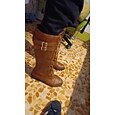Medieval Renacimiento Zapatos Botas hasta la rodilla Disfraz Hombre Mujer Pirata Steampunk Mascarada Fiesta / Noche LARP Feria Ren Adulto Zapatos