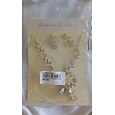 1 set de joyas nupciales para mujeres fiesta blanca boda cristal de rhinestone aleación de eslabones  cadena caída de flor botánica  regalo  compromiso vestido para impresionar