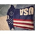 4 juillet 2026 250e jour commémoratif T-shirt à col rond à courtes manches pour hommes patriote graphique impression 3D drapeau américain vétéran