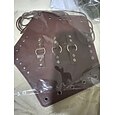 Punk y gótico Medieval Renacimiento Baile de Máscaras Pulsera Guerrero Caballero Vikingo Cruzado Correa Tiro al arco Disfraz Hombre Mujer Vikingo Víspera de Todos los Santos Carnaval Rendimiento