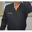 Hombre Camisa para Vestido Camisa con botones Camisa de cuello Camisa sin planchar Plano Boda Trabajo Blanco Rosa Azul Marino Azul Real Manga Larga Cuello Todas las Temporadas Ropa