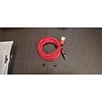 Cable de carga múltiple magnético 5a 3.3 pies 6.6 pies usb a a lightning / micro / tipo c carga rápida 3 en 1 Cargador de teléfono giratorio de 540 ° cable usb trenzado de nylon para dispositivo iphone / micro usb / tipo c