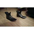Retro Antiguo Medieval Renacimiento Zapatos Disfraz Hombre Celta Pirata Víspera de Todos los Santos Carnaval Mascarada Mascarada Fiesta y Noche Adultos Zapatos