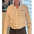 Hombre Camisa para Vestido Camisa con botones Camisa de cuello Camisa sin planchar Plano Boda Trabajo Blanco Rosa Azul Marino Azul Real Manga Larga Cuello Todas las Temporadas Ropa