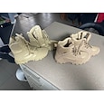 Botas tácticas de senderismo de caña alta para hombre en beige: botas de combate transpirables para exteriores para escalada, acampada y entrenamiento de supervivencia.