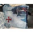 Camisa T-Shirt de los Cruzados Unisex Cruz Templario Gráfica Prints Soldado Camiseta Desgastada de Manga Corta Camiseta de Print 3D Cuello Redondo Ropa Deportiva Casual Exterior Calle Diario Amarillo