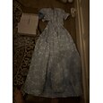 Corte A Hasta el Tobillo Vestido formal Vestidos de coctel Elegante Manga Corta Escote Barco Boda Fiesta de Cóctel Jacquard con Plisado