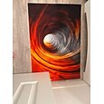 Alfombra con ilusión óptica trampa visual alfombra antideslizante diseño geométrico para entrada baño dormitorio sala de estar interior exterior tierra de diatomeas secado rápido absorbente 20 x 32