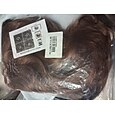 Peluca inspirada en Lisa Rinna, peluca asimétrica rizada, cabello sintético corto marrón, diseño de moda para mujer, marrón natural suave