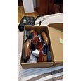 Zapatos oxford de charol multicolor para hombre: diseño brogue con punta de ala, zapatos de vestir formales con cordones para bodas y eventos empresariales