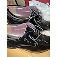 Zapatos oxford de charol blanco y negro para hombre con estampado geométrico: zapatos de vestir clásicos para ocasiones formales y bodas.