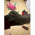 Zapatos oxford de charol blanco y negro para hombre con estampado geométrico: zapatos de vestir clásicos para ocasiones formales y bodas.