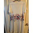 Mujer Mini vestido Vestido de una línea Vestido de verano Casual Diario Ajuste regular Floral Graphic Manga Corta Escote en Pico Azul Piscina Negro Blanco Rosa Verano